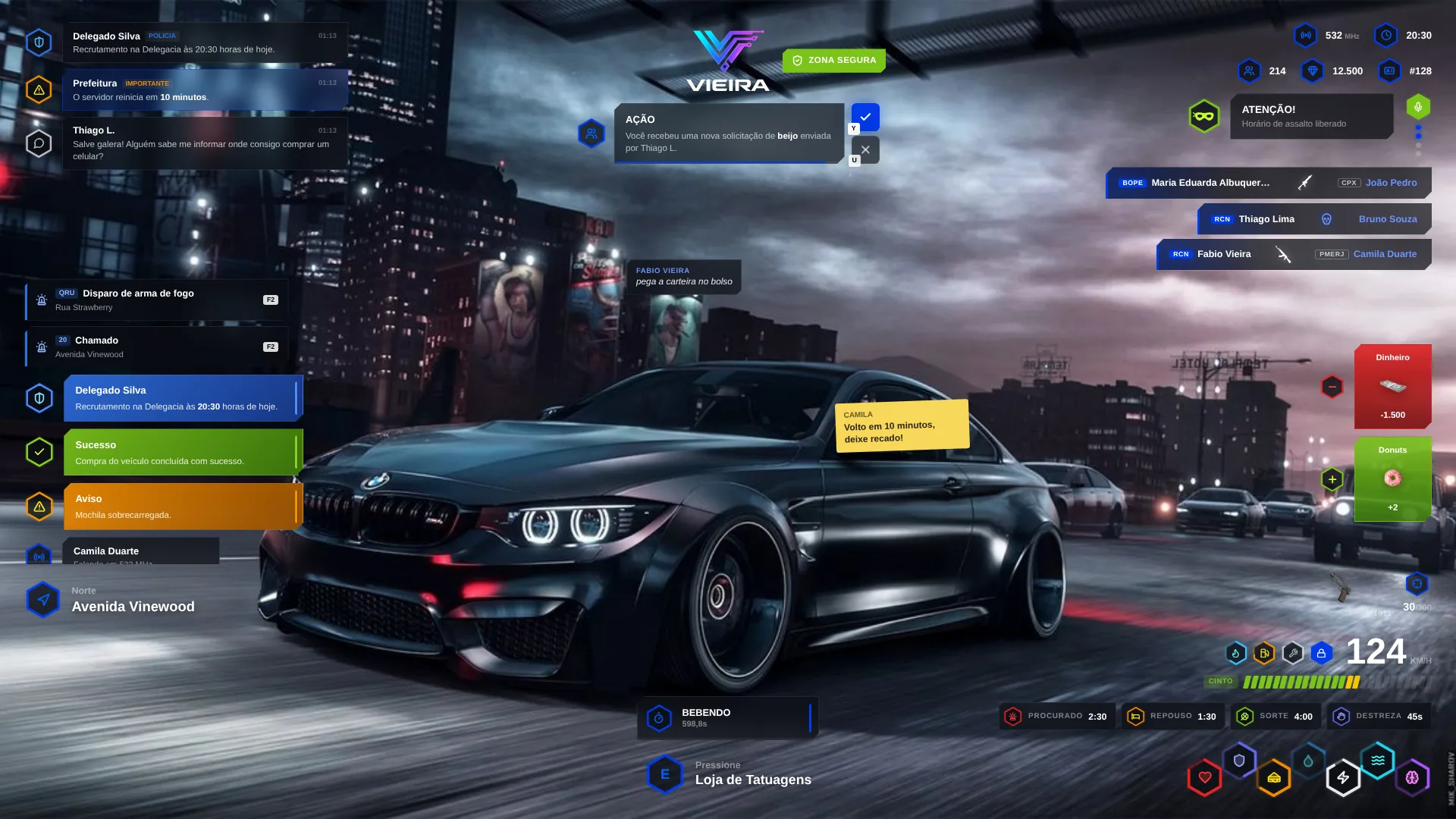 HUD de FiveM feita por mim